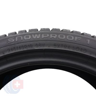 6. 245 40 19 2x NOKIAN 245/40 R19 98V XL Snowproof 1 Winterreifen 6-6,8mm 2023