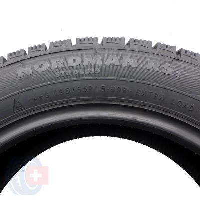 6. 195 55 15 4x NOKIAN 195/55 R15 89R XL Nordman RS2 Winterreifen 2021 VOLL WIE NEU