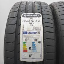 2.  225 35 19 2x CONTINENTAL 225/35 ZR19 88Y XL ContiSportContact 5P R02 Sommerreifen 2022 Ungebraucht  