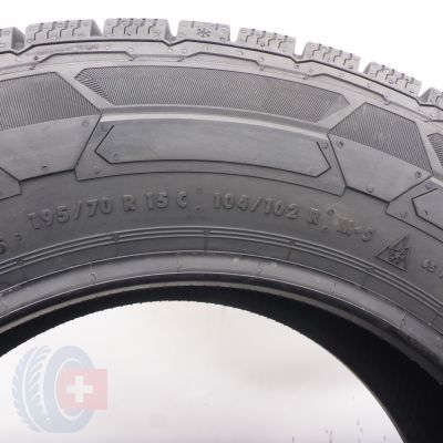 7. 195 70 15C 4x CONTINENTAL 195/70 R15C 104/102R VanContact Winter Winterreifen 2022 Ungebraucht  