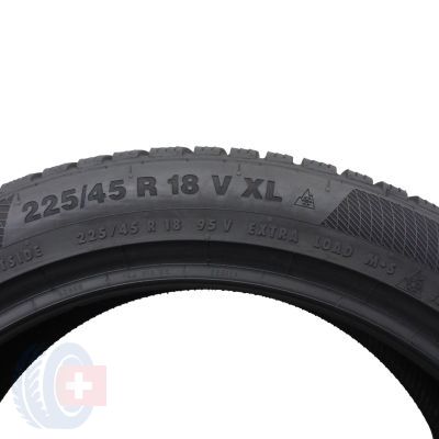 5. 225 45 18 2x CONTINENTAL 225/45 R18 95V XL WinterContact TS850P Winterreifen 2016 5-6mm