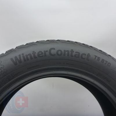 7. 205 55 16 2x CONTINENTAL 205/55 R16 91H WinterContact TS870 Winterreifen 2022 6,8mm