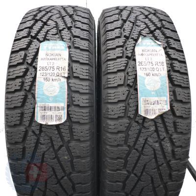4. 265 75 16 4x NOKIAN 265/75 R16 123/120Q Hakkapelita LT 2 Winterreifen  2017 VOLL Ungebraucht   