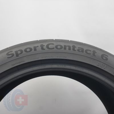 6.  255 40 20 2x CONTINENTAL 255/40 R20 101Y XL SportContact 6 A01 Sommerreifen 2024 6,2-6mm
