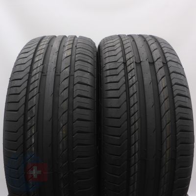 225 50 17 2x CONTINENTAL 225/50 R17  94W ContiSportContact 5 RunFlat BMW Sommerreifen 2020 7mm