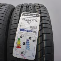 3.  205 50 17 2x CONTINENTAL 205/50 R17 93Y XL PremiumContact 6 Sommerreifen 2021/24 VOLL WIE NEU 