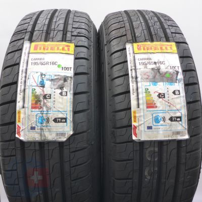 4. 195 65 16C 4x PIRELLI 195/65 R16C 100/98T Carrier Sommerreifen 2020  VOLL