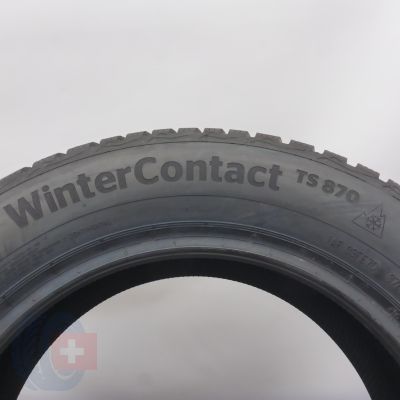 6.  205 60 16 4x CONTINENTAL 205/60 R16 96H XL WinterContact TS 870 Winterreifen 2024 VOLL WIE NEU