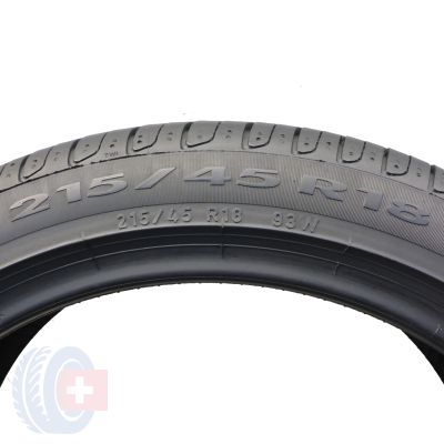 4. 2 x PIRELLI 215/45 R18 93W XL Cinturato P7 Sommerreifen 2018, 2019 7mm