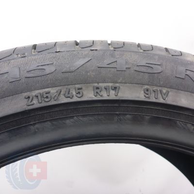 9. 215 45 17 4x PIRELLI 215/45 R17 91V XL Cinturato P7 Sommerreifen 2019 Ungebraucht  