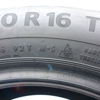 2. 205 60 16 2x CONTINENTAL 205/60 R16 92T WinterContact Ts870 Winterreifen 2021, 2024 6,8-7,2mm