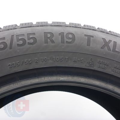 4. 235 55 19 1x CONTINENTAL 235/55 R19 105T XL WinterContact TS 870 P Winterreifen 2024 7,8mm WIE NEU