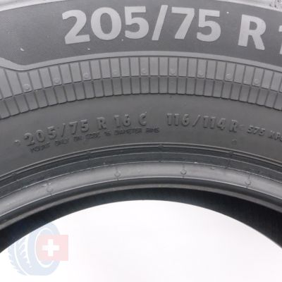 4. 205 75 16C 2x CONTINENTAL 205/75 R16C 116/114R VanContact Eco Sommerreifen 2022 7,2mm