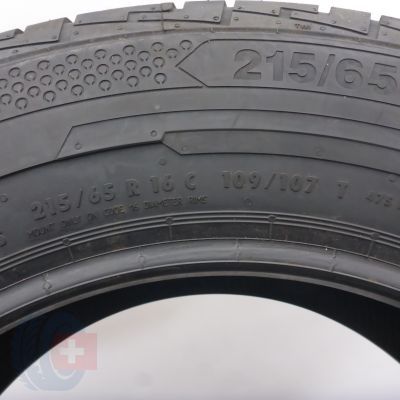 4. 215 65 16C 1x CONTINENTAL 215/65 R16C 109/107T ContiVanContact 100 Sommerreifen 2024 VOLL WIE NEU 