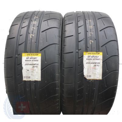 3. 4 x DUNLOP 255/40 ZR20 97Y SP Sport Maxx GT 600 RUN FLAT Sommerreifen  2016 VOLL WIE NEU