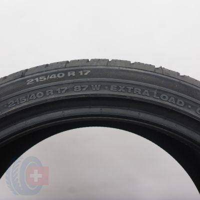 5. 215 40 17 2x CONTINENTAL 215/40 R17 87W XL ContiPremiumContact 2 A0 Sommerreifen 2024VOLL WIE NEU 