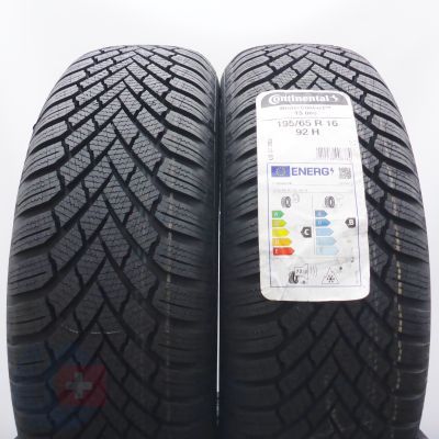 195 65 16 2x CONTINENTAL 195/65 R16 92H WinterContact TS 860 Winterreifen 2021 Ungebraucht  