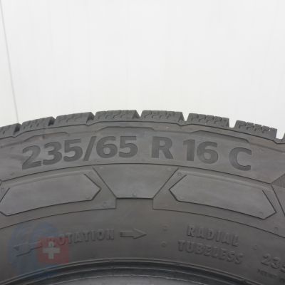 5. 235 65 16C 2x CONTINENTAL 235/65 R16C 121/119R VanContact Winter Winterreifen 2023, 2024 6,8-7,2mm