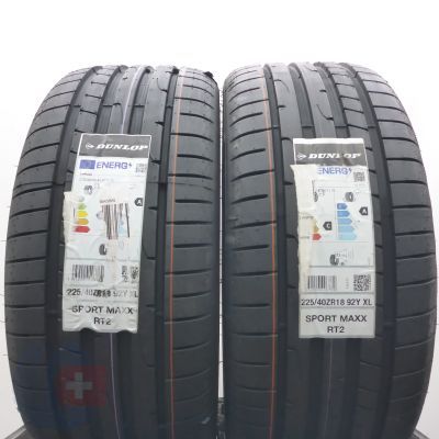 4. 225 40 18 4x DUNLOP 225/40 ZR18 92Y XL Sport Maxx RT2 Energ Sommerreifen 2025/26 Ungebraucht  
