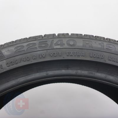 5. 225 40 19 2x CONTINENTAL 225/40 R19 93Y XL ContiSportContact 5 RunFlat MOE Sommerreifen 2024 WIE NEU VOLL