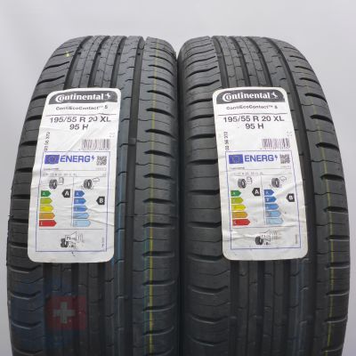 195 55 20 2x CONTINENTAL 195/55 R20 95H XL ContiEcoContact5 Sommerreifen 2023 WIE NEU VOLL 195 55 20 2x CONTINENTAL 195/55 R20 95H XL ContiEcoContact5 Sommerreifen 2023 WIE NEU VOLL