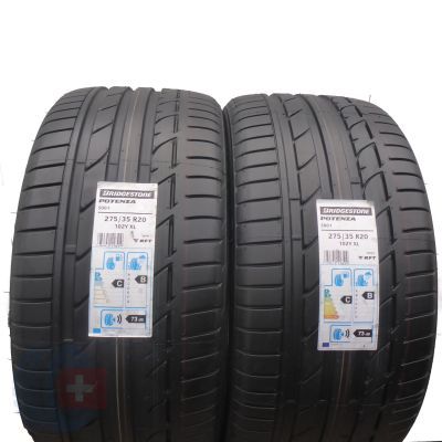 4. 4 x BRIDGESTONE 275/35 R20 102Y XL Potenza S001 RFT BMW Sommerreifen  2020 VOLL WIE NEU