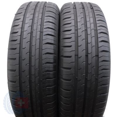4. 4 x CONTINENTAL 165/60 R15 77H ContiEcoContact 5 Sommerreifen DOT17 6,5-6,8mm