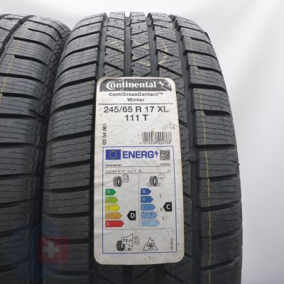 4. 245 65 17 4x CONTINENTAL 245/65 R17 111T XL ContiCrossContact Winter Winterreifen 2023 VOLL