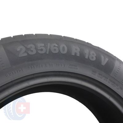 6. 2 x CONTINENTAL 235/60 R18 103V ContiEcoContact 5 SUV Sommerreifen 2017  6.8mm