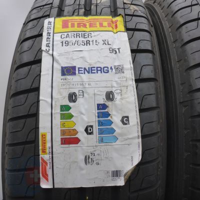 2. 195 65 15 2x PIRELLI 195/65 R15 95T XL Carrier Sommerreifen 2022 VOLL 