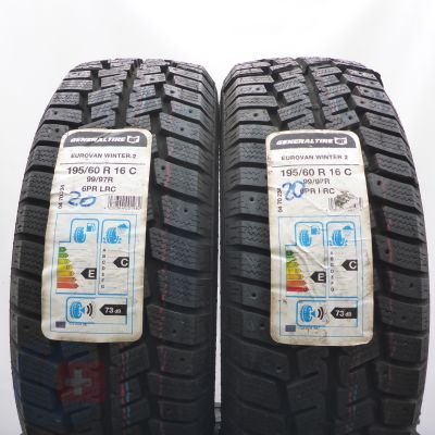 3. 195 60 16C 4x GENERAL 195/60 R16C 99/97R Eurovan Winter 2 Winterreifen 2020 Ungebraucht  