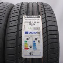 2. 275 40 19 2x CONTINENTAL 275/40 R19 105W XL ContiSportContact 5 Sommerreifen 2021 Ungebraucht  