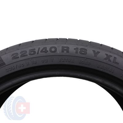 6. 2 x CONTINENTAL 225/40 R18 92Y XL ContiSportContact 5 M0 Sommerrifen  2017 6.2-6.8mm