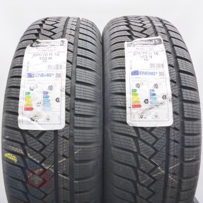 225 70 16 2x CONTINENTAL 225/70 R16 103H WinterContact TS 850 P Winterreifen 2022 VOLL