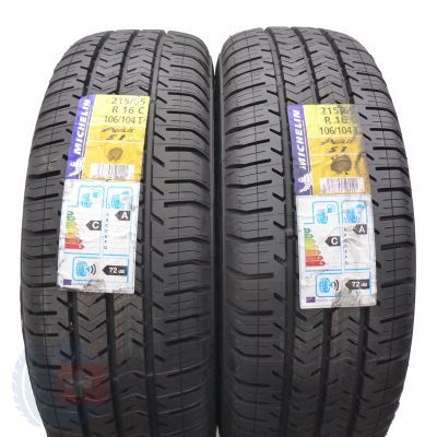 215 65 16C 2x MICHELIN 215/65 R16C 106/104T Agilis 51 Sommerreifen 2015 VOLL Ungebraucht