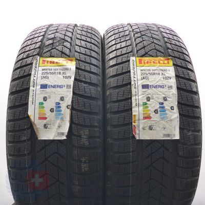 4.  225 55 18 4x PIRELLI  225/55 R18 102V XL Winter Sottozero 3 A0 Winterreifen 2021 Ungebraucht  
