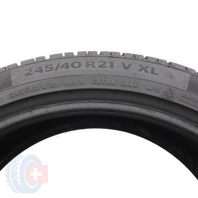 5. 245 40 21 2x CONTINENTAL 245/40 R21 100V XL WinterContact TS860S AO Winterreifen 2021 5,2-6mm