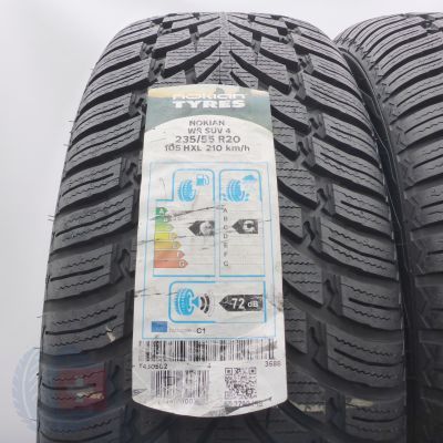 2. 235 55 20 2x NOKIAN 235/55 R20 105H XL WR SUV 4 Winterreifen 2019 Ungebraucht  