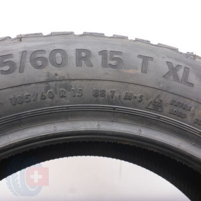 7. 185 60 15 2x CONTINENTAL 185/60 R15 88T XL WinterContact TS 870 Winterreifen 2025 VOLL WIE NEU 