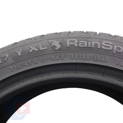 6. 225 45 17 4x UNIROYAL 225/45 R17 94Y XL RainSport 3 Sommerreifen 2019 WIE NEU VOLL