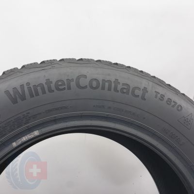 6. 195 65 15 2x CONTINENTAL 195/65 R15 95T XL WinterContact TS870 Winterreifen 2022 7mm