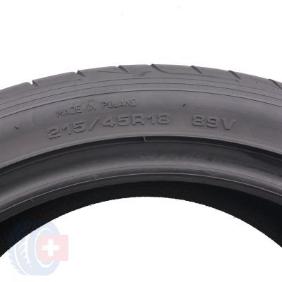 2. 1 x GOODYEAR 215/45 R18 89V Eagle F1 Asymmetric 3 Sommerreifen 2021 WIE NEU 7mm