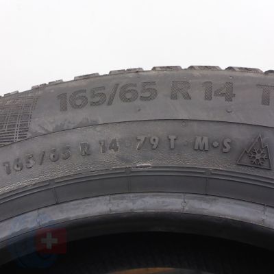 7. 165 65 14 4x CONTINENTAL 165/65 R14 79T WinterContact TS 860 Winterreifen 2022 UNGEBRAUCHT 