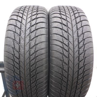 3. 205 65 16 2x BRIDGESTONE 205/65 R16 95H Blizzak LM001 BMW Winterreifen 2018 VOLL WIE NEU