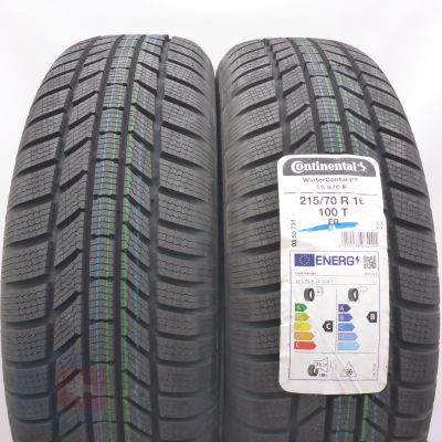 215 70 16 2x CONTINENTAL 215/70 R16 100T WinterContact TS 870 P Winterreifen 2022 VOLL