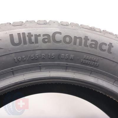 5.  195 55 15 2x CONTINENTAL 195/55 R15 85H UltraContact Sommerreifen 2022 Ungebraucht  