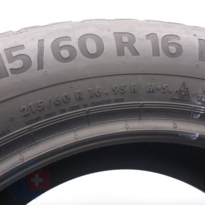 5. 215 60 16 1x CONTINENTAL 215/60 R16 95H WinterContact TS 870 Winterreifen 2024 8,2mm WIE NEU 