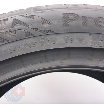 7. 245 45 19 4x CONTINENTAL 245/45 R19 98W PremiumContact 7 Sommerreifen 2023/24 VOLL WIE NEU