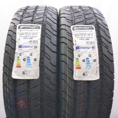 5. 225 75 16C 4x CONTINENTAL 225/75 R16C 121/120R ContiVanContact 100 Sommerreifen 2023 Ungebraucht   
