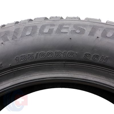 7. 185 60 16 4 x BRIDGESTONE 185/60R16 86H Blizzak LM001 Winterreifen 2018 VOLL WIE NEU